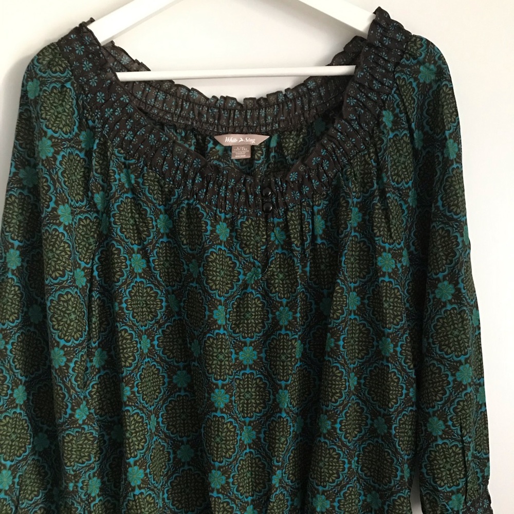 White stag woman top